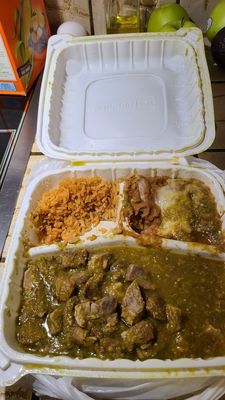 Chili verde is the best chili verde around. Carnitas is good, too!!