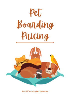 Pet Boarding Packages and Pricing