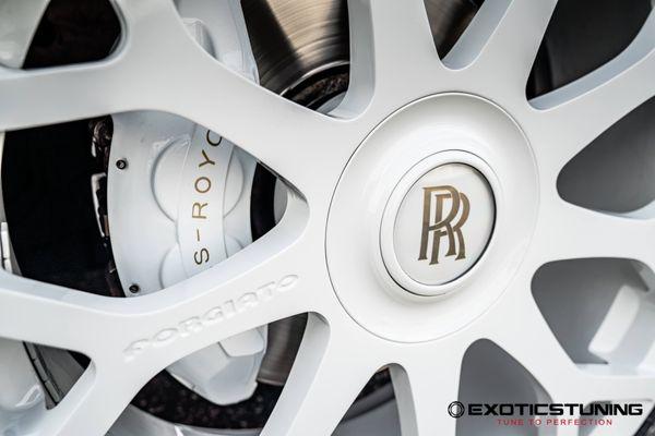 Rolls Royce Wraith Forgiato wheels with custom matching calipers.