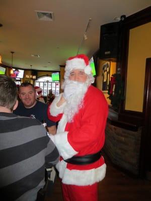 Santacon on McLean Ave ran by the Moriartys Staff every December