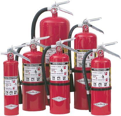 We Inspect all manufactures and makes of fire extinguishers.