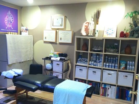 Our Chiropractic treatment room.