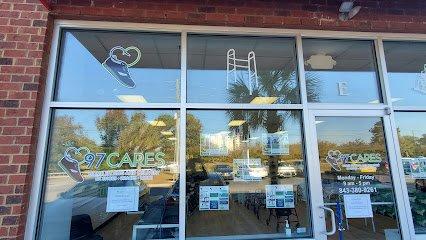 97 Cares LLC front of store.