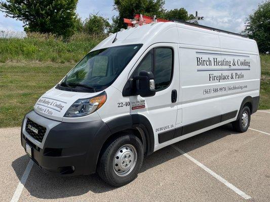 Birch Heating and Cooling Fireplace and Patio Dubuque, IA  Van