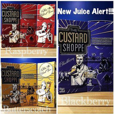 Blackberry Custard Butterscotch Custard Raspberry Custard All Awesome Flavors!!!