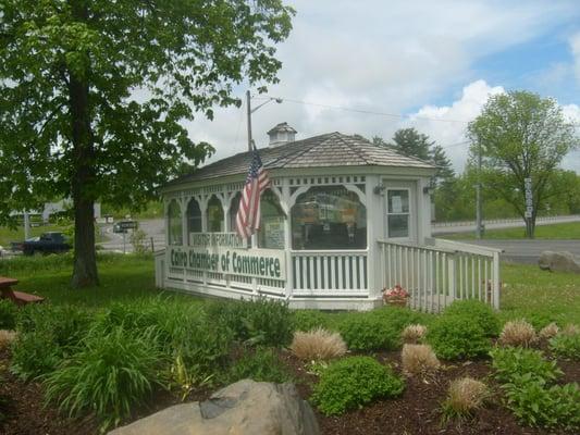 Our information and visitors center, located in front of Stewarts on Route 23 is open from April 1st thru thanksgiving