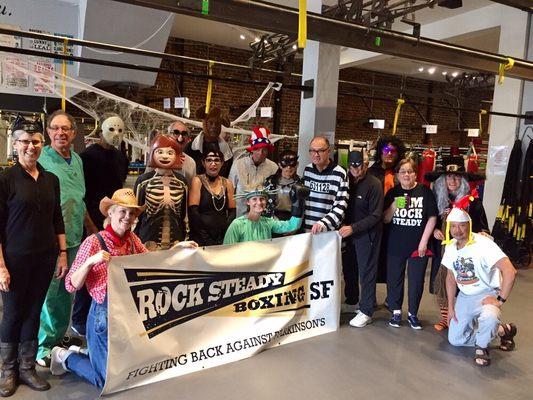 Halloween fun at Rock Steady Boxing SF