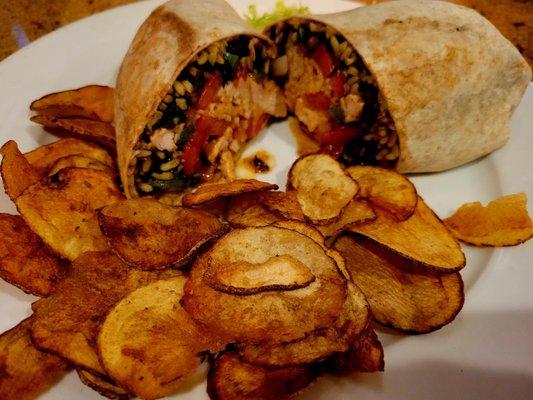 Delicious Chicken Fijata Wrap!