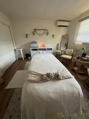 Quiet massage rooms