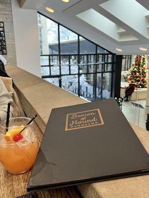 Rum Punch perfect for a snowy Sunday brunch in the ROC!