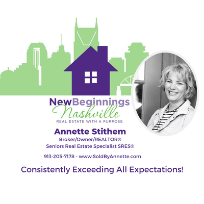 Annette Stithem, over 20 yrs in real estate, sales, coaching & training. REALTOR®, Broker, Owner & Senior Specialist SRES.