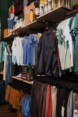 Women's apparel wall