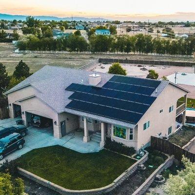 Rooftop solar energy system in Grand junction Colorado