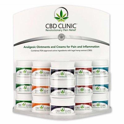 CBD pain relieving ointments/creams levels 1-5. Made with Charlottes Web CBD.