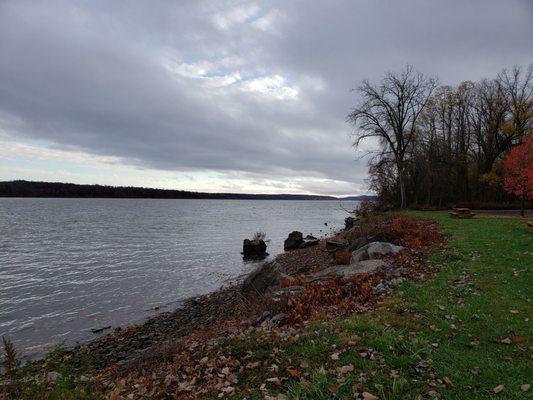 You'll see Rhinecliff out in the horizon.