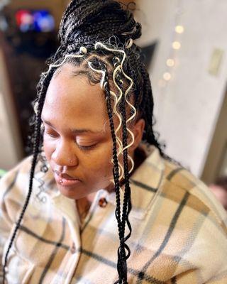 Boho Knotless braids