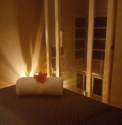 Your body will relax in our fresh and clean Sauna!