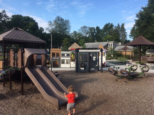 Shot of toddler area of playground.