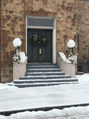 Beautiful side entrance