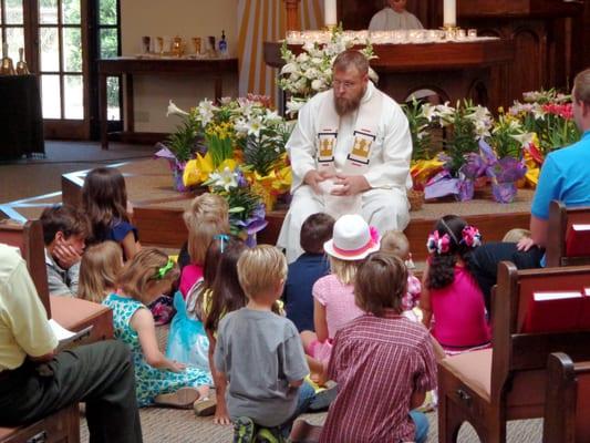 children's sermon on Easter 2013