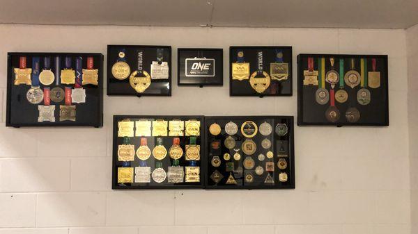 Brasa Highwood Medals Wall