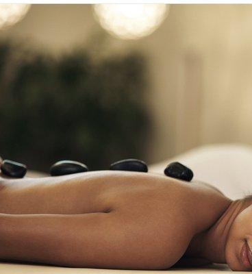 Relaxing hot stone massage availability