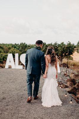 Beach curls for an outdoor wedding