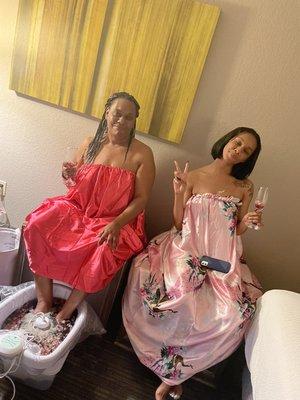 Mommie & Daughter Day at the spa