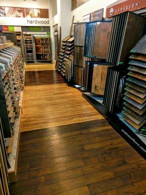 Hardwood flooring selection for days!