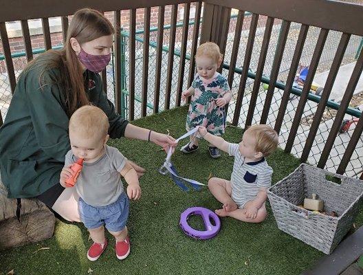 Baby playtime.