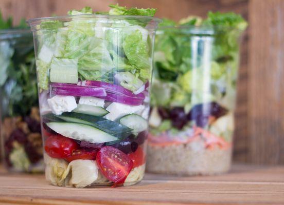 Bliss 'Potted' Salads - layered to stay fresh