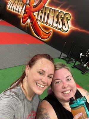 Post Workout Selfie with my bestie/gym buddy!