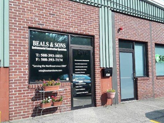 Beals & Sons, Inc office front in Northborough, Ma. at 247 D West Main St.