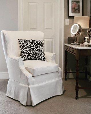 Custom Slipcover for wing chair