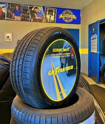 Got 4 of these Goodyear  Assurance Max Life tires put on my Jeep Grand Cherokee today!