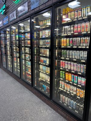 Huge craft beer selection.