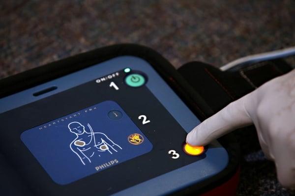 We offer AEDs for purchase as well as AED training in our courses.