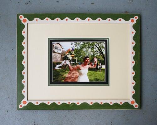 Custom wedding frame.