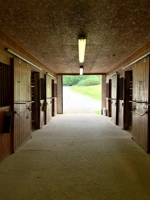 Main barn interior