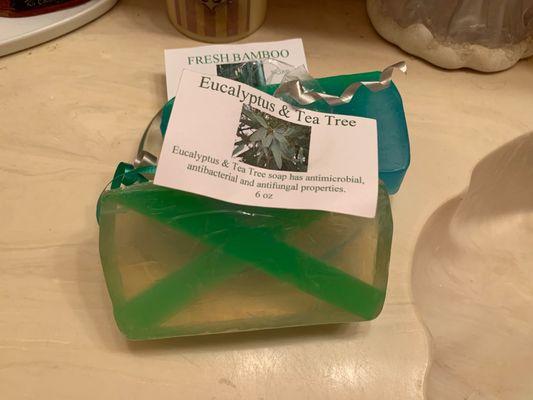 Eucalyptus & Tea Tree glycerin soap