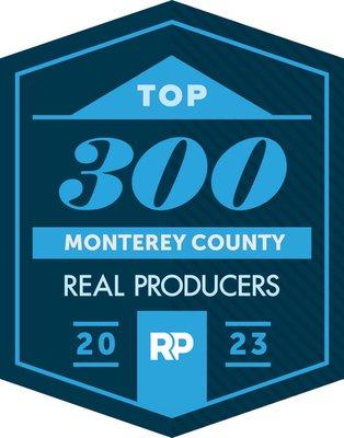 Top 300 agents in Monterey County!