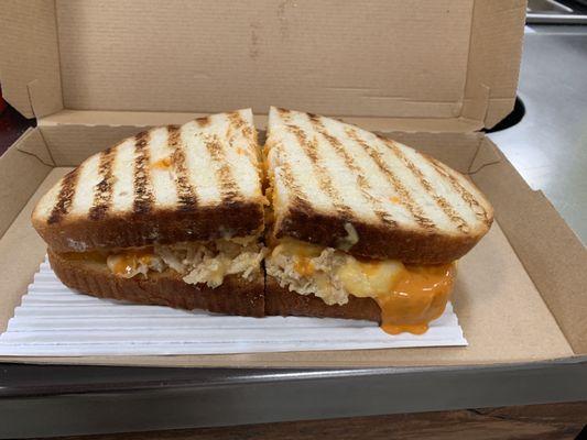 Buffalo chicken panini