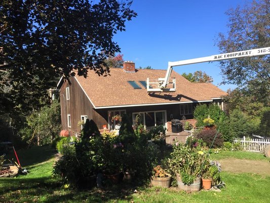 Country Setting, Clarksville, NY - Beautiful Brown Architectural Shingle Roof