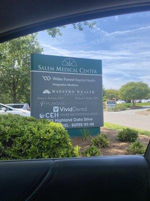 Located in the Salem Medical Center