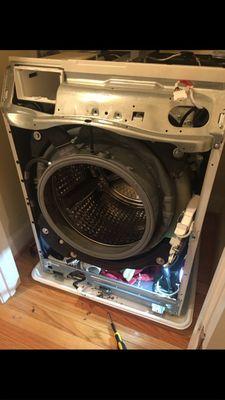 Samsung washer door boot installed by technician Aidan!!