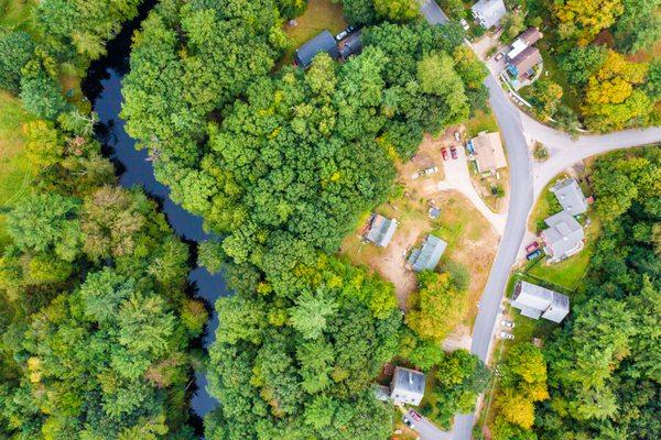 Epping Multi-family drone shot.