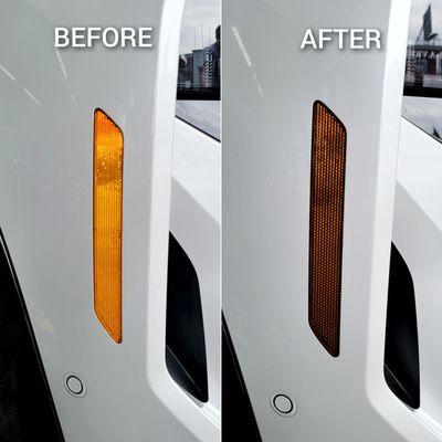 Side marker tint