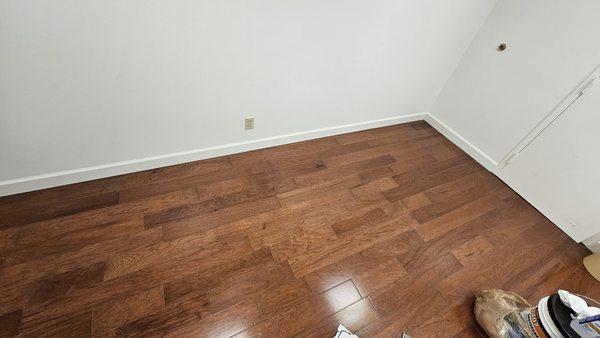 Repaired/ replaced wood flooring in a doctors office so they could get their new x-ray machine installed so they could help people again.