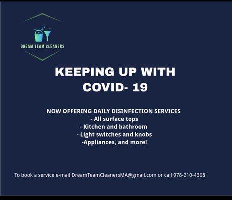 Keeping up with COVID. Let's us do the work for you!