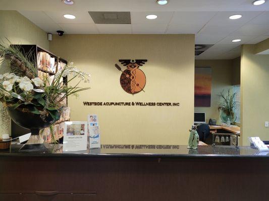 Front Desk of the Westside Acupuncture and Wellness Clinic